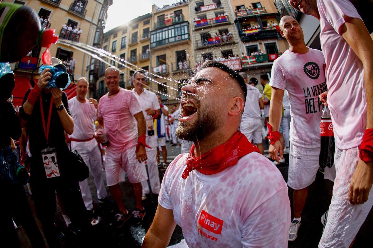 El chupinazo de los Sanfermines 2023, en imágenes
