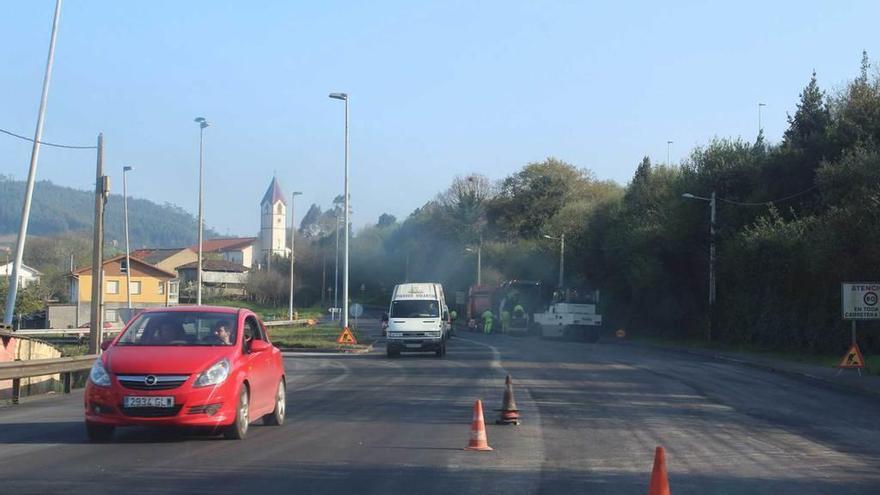 Adiós a los baches de la carretera de Tamón