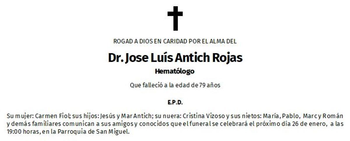 Dr. Jose Luís Antch Rojas