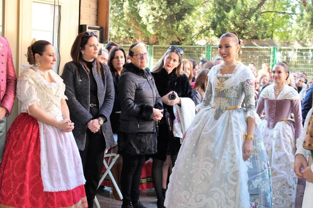 Para una de las falleras de la corte, Marta Alacreu, fue un día muy especial. La fallera de Castellar regresaba a "casa".