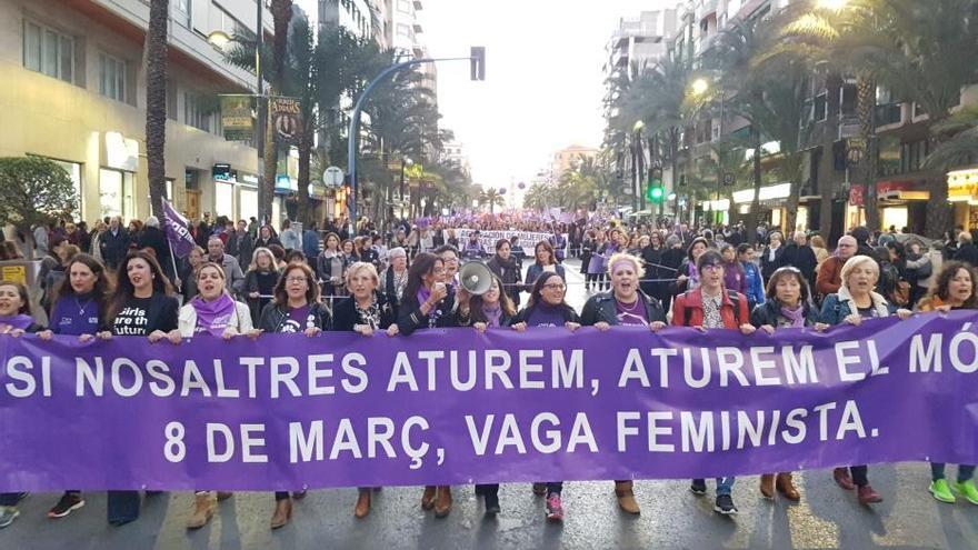 Manifestación del 8M en Alicante