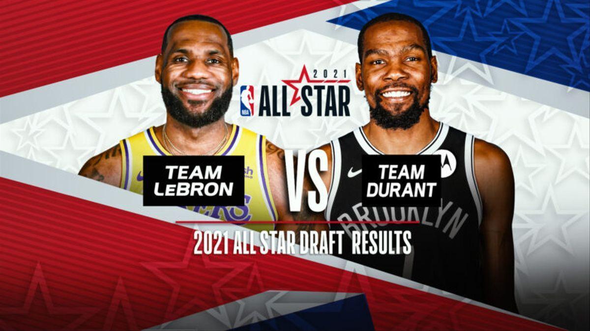 Lebron y Durant eligen los equipos del All-Star