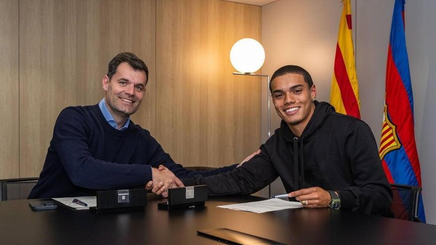 El Barça anuncia el fichaje de Joao Mendes, hijo de Ronaldinho, para el Juvenil