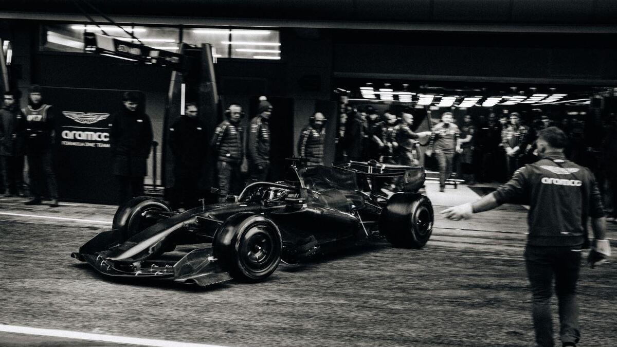 Aston Martin ya rueda en Barcelona