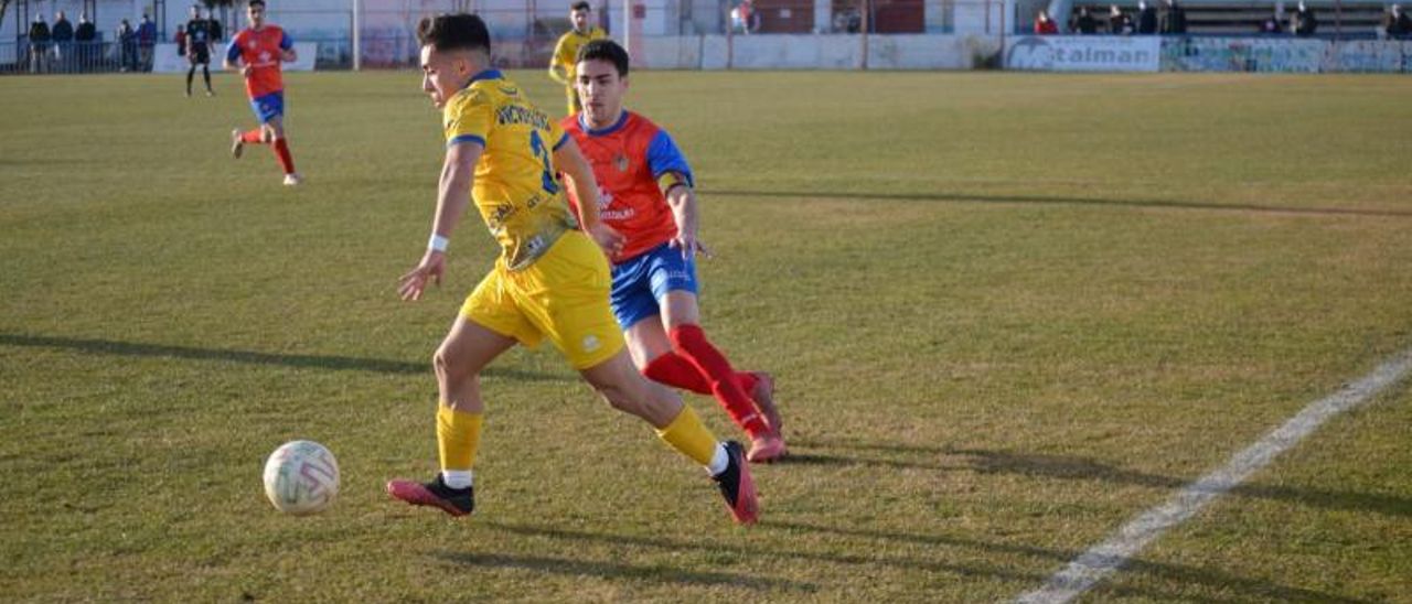 Un partido del CD Benavente. | Cedida