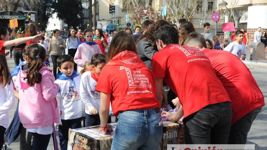 Marcha solidaria de Jesús-María por Haití