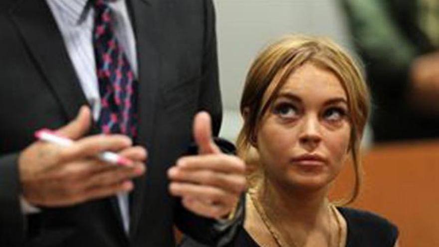 Lindsay Lohan, en los juzgados.