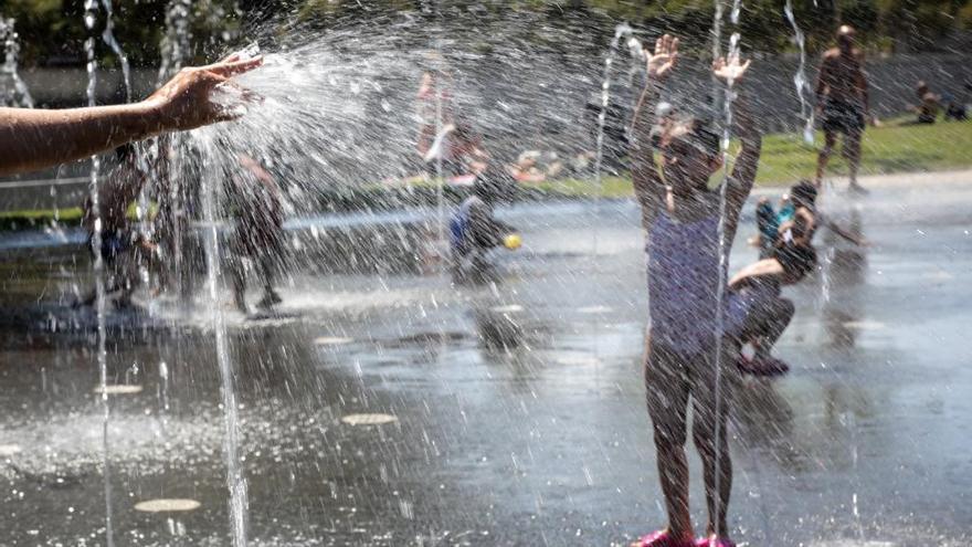 Ola de calor y calor de verano