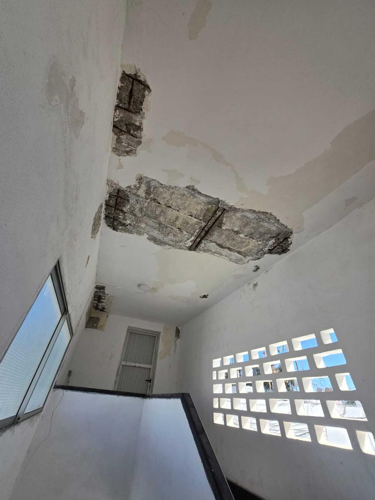 Deterioro de viviendas en la barriada de San Francisco de Las Palmas de Gran Canaria