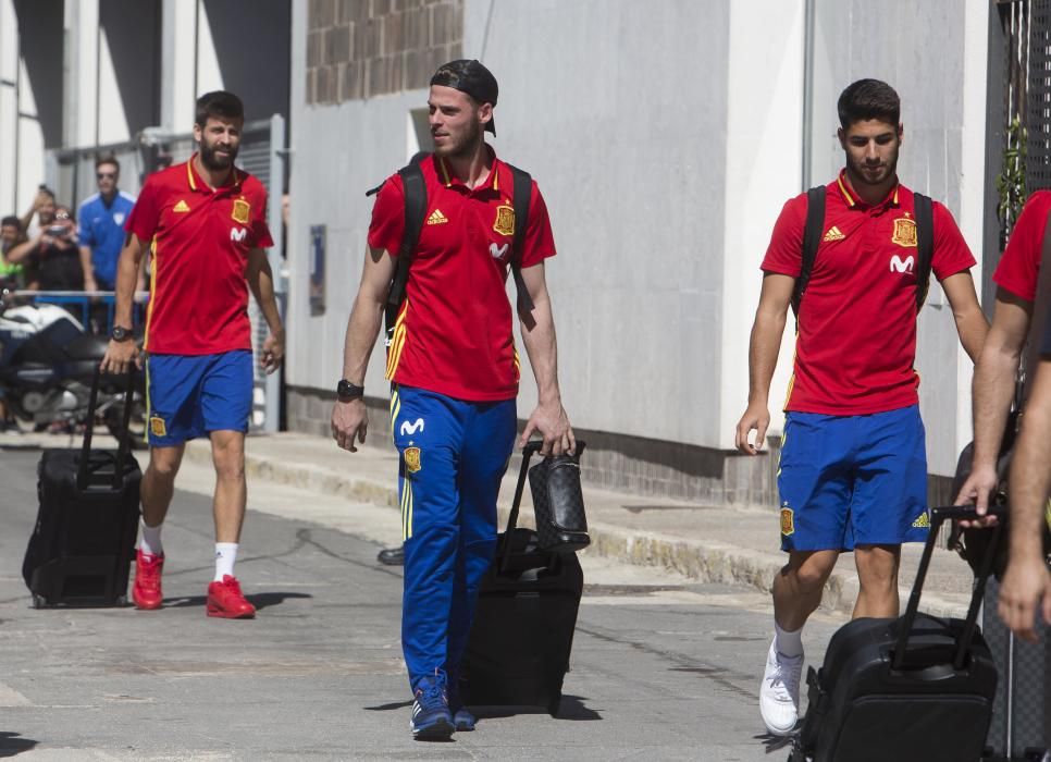 El entrenamiento de La Roja ayer en el Rico Pérez