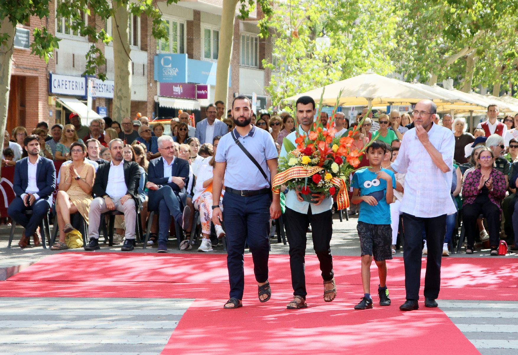 Així ha estat l'acte institucional per la Diada a Manresa