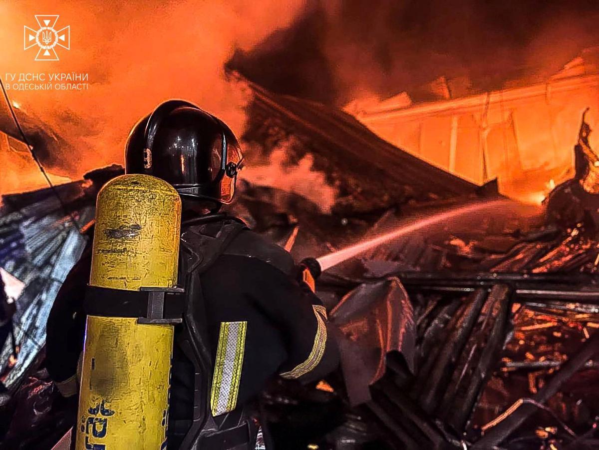 Bombardeo ruso en Odesa