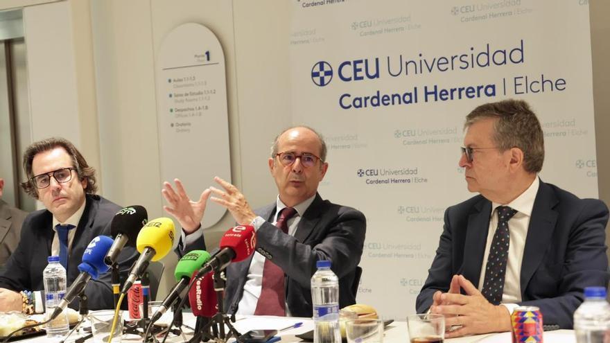 El CEU apunta al Hospital del Vinalopó para las prácticas de Medicina en Elche y pondrá en marcha un centro de atención para personas vulnerables