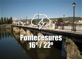 El tiempo en Pontecesures: previsión meteorológica para hoy, sábado 19 de julio