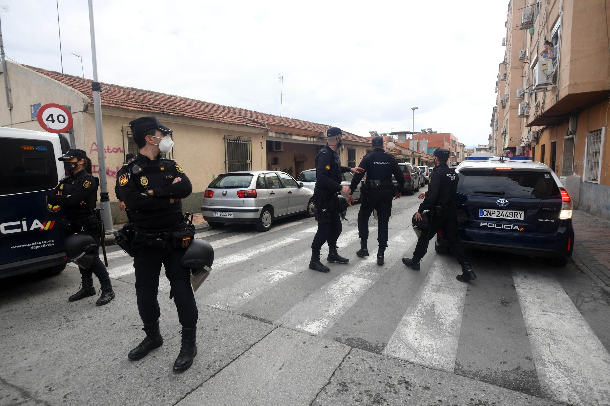 Golpe al cultivo de marihuana en el Espíritu Santo de Espinardo