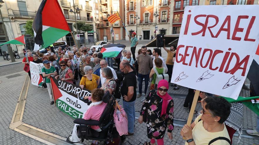 Protesta en Alcoy contra el genocidio de Gaza