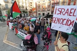Protesta en Alcoy contra el genocidio de Gaza
