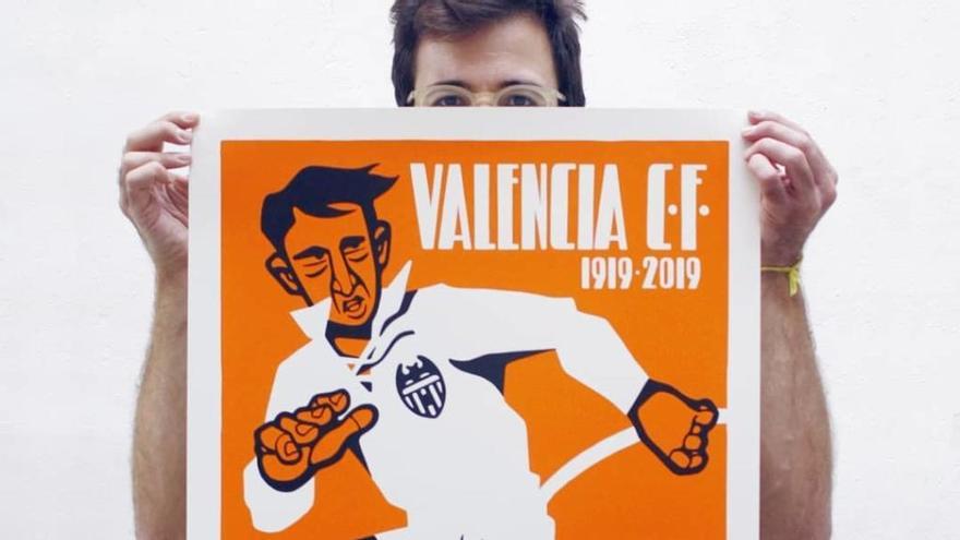 Xàtiva encarga el cartel de la Fira al autor de la imagen del centenario del Valencia