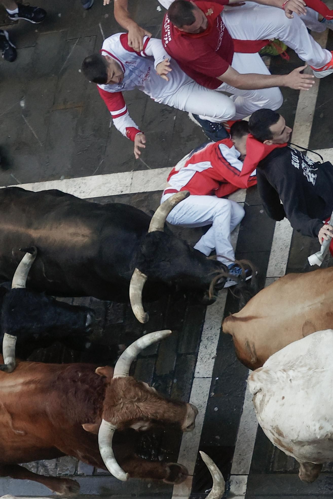 Primer encierro en el Día de San Fermín