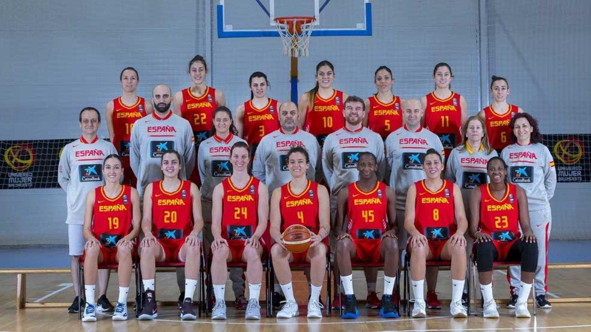 Foto oficial de la selección española femenina