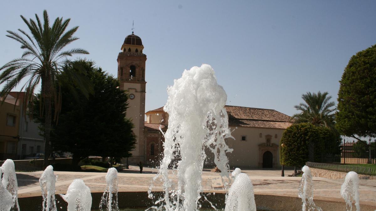 Vista del Santuario Patronal desde la Plaza del Rey Sabio.