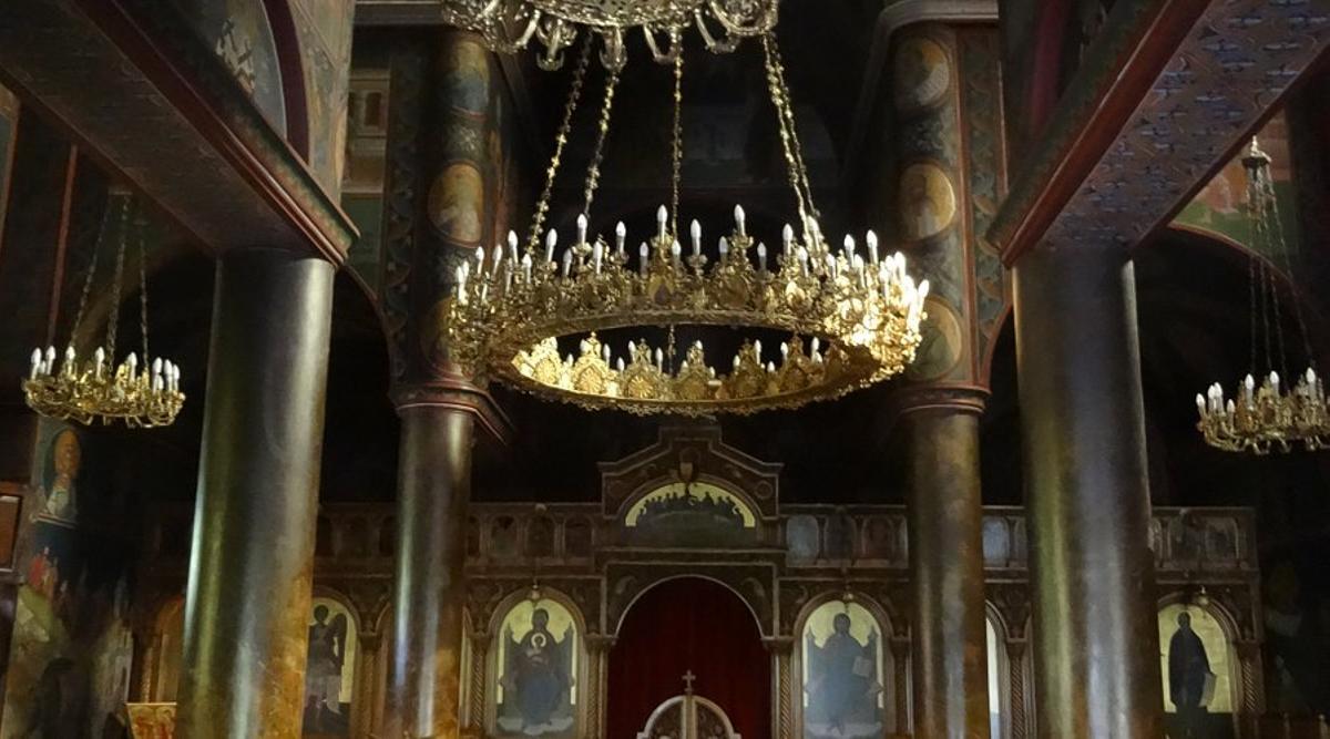 Este es el interior de la catedral.