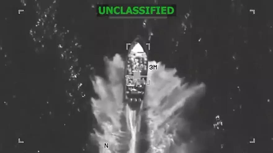 EEUU mata a cuatro personas en un ataque contra una presunta narcolancha en aguas del Pacífico