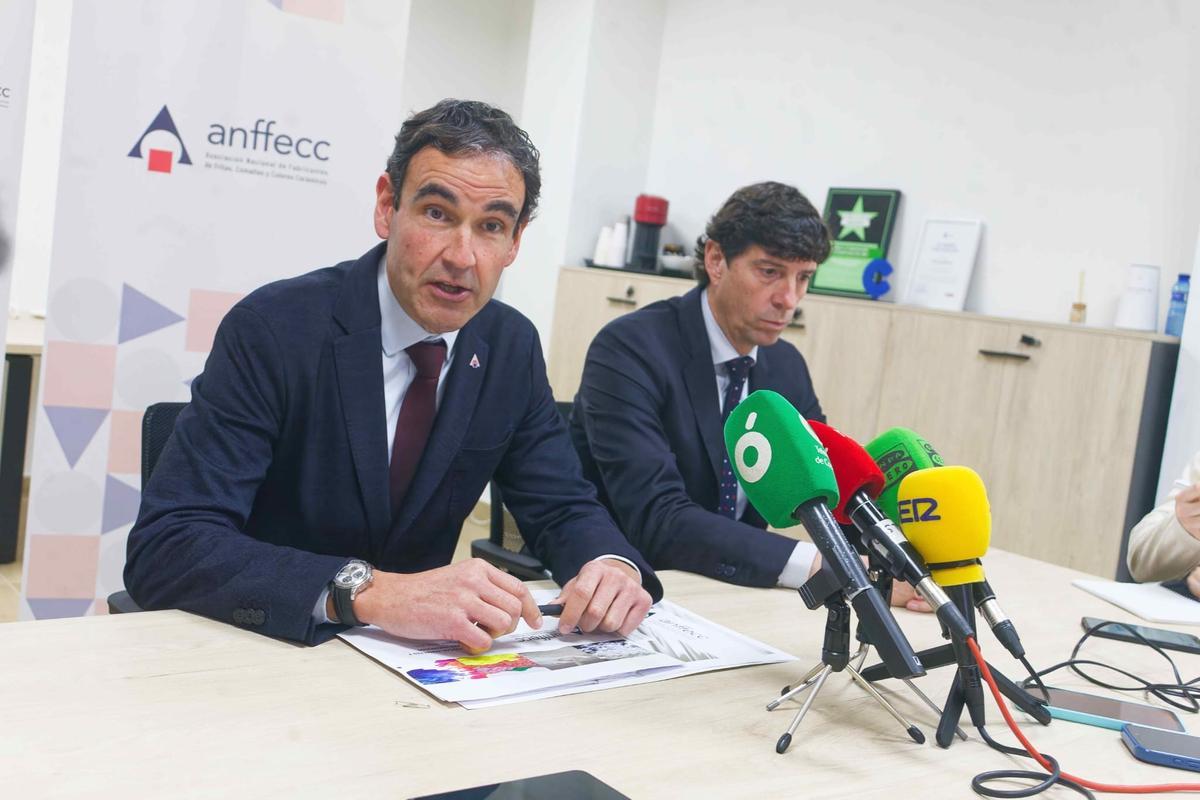El presidente de Anffecc, Fernando Fabra; y el secretario general, Manuel Breva.