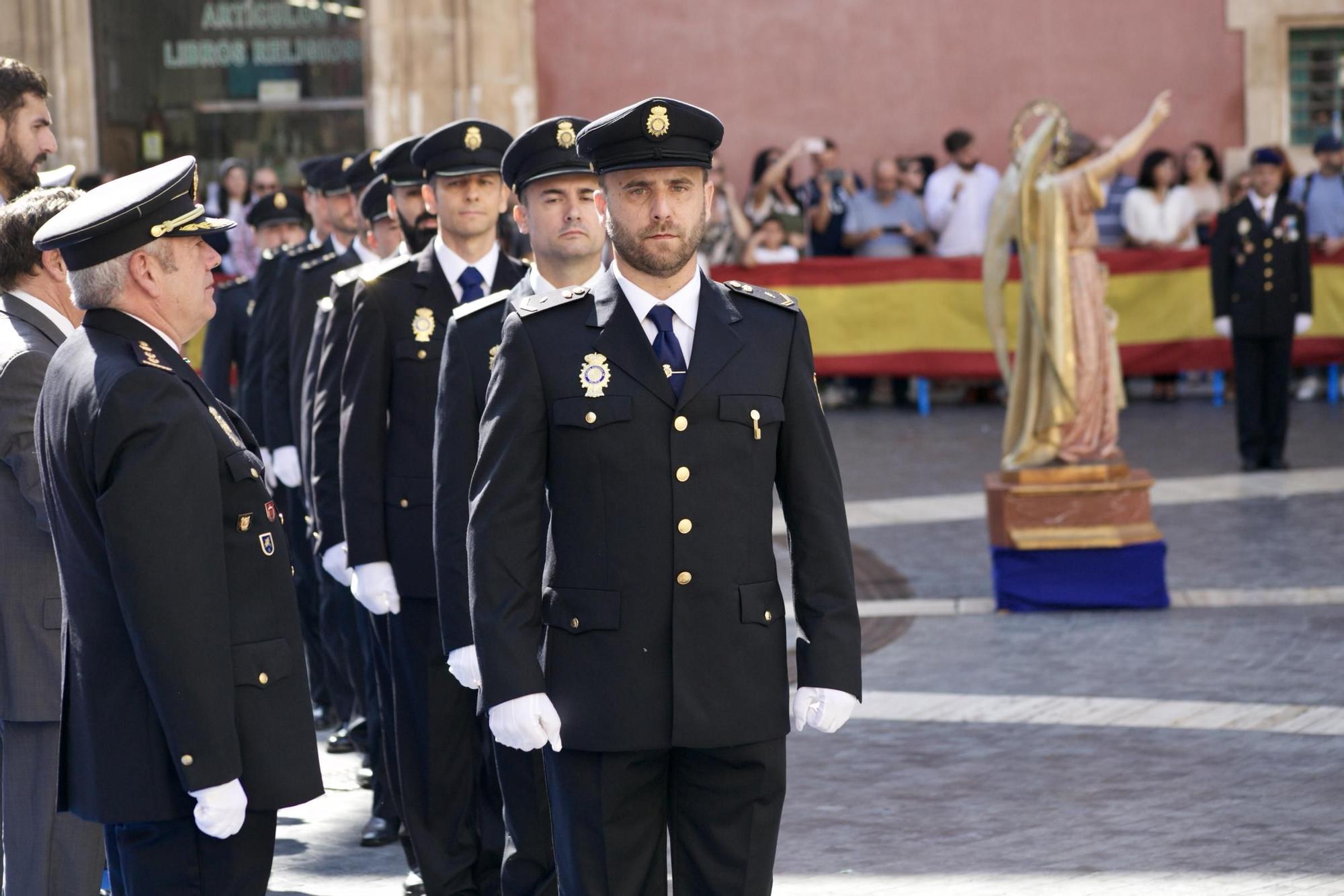 Las imágenes del acto de la Policía Nacional en Murcia por la Fiesta Nacional
