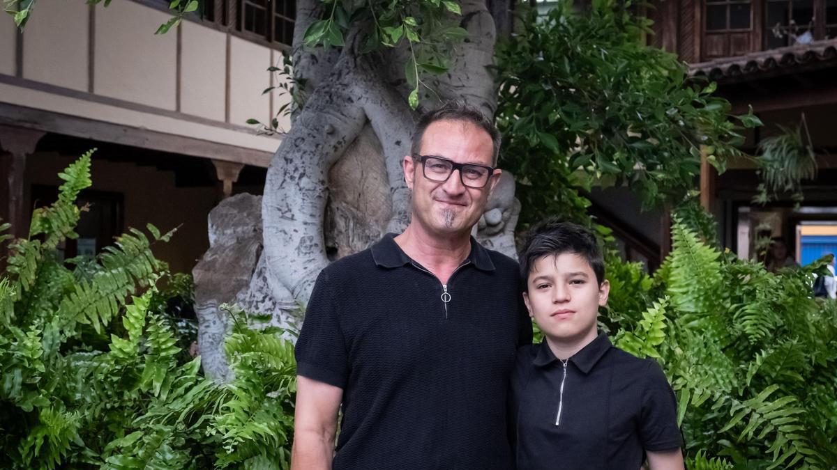 Félix Brunet junto a su hijo Pau durante Buenavista Diversa