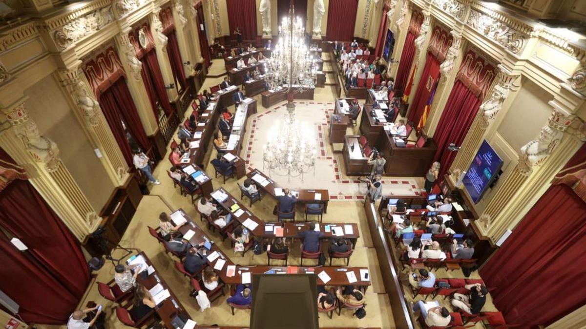 El Parlament de Balears, durante una sesión de control.