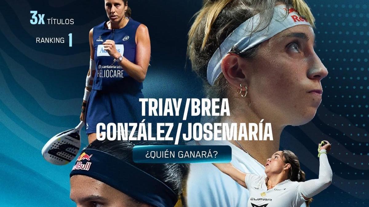 Delfi Brea y Gemma Triay jugarán contra Bea González Paula y Josemaría Martín