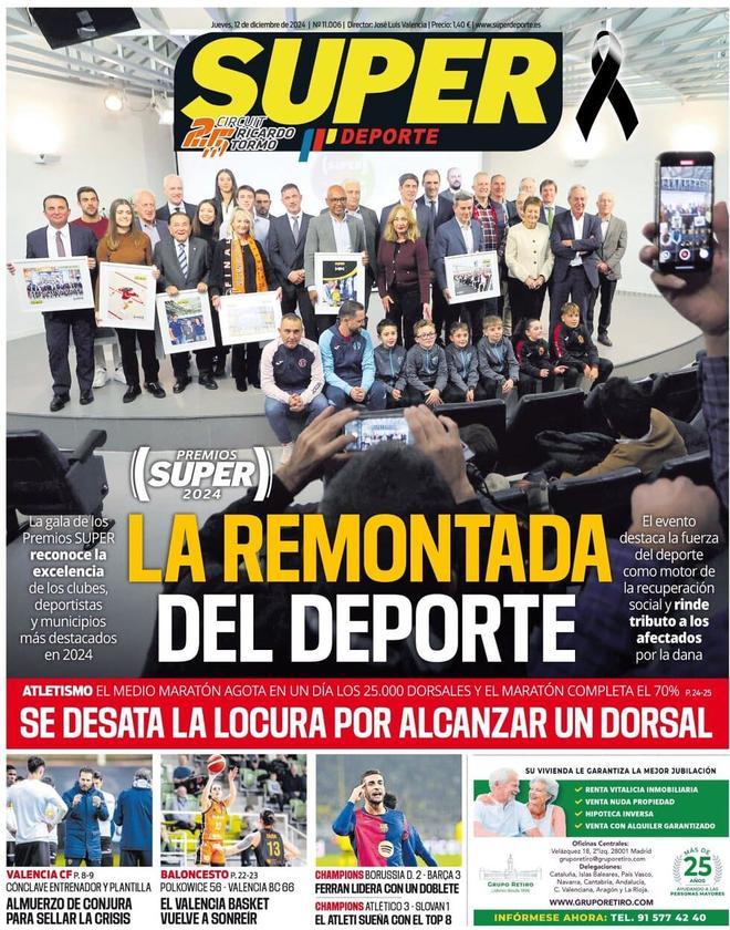Las portadas de los periódicos deportivos de hoy, jueves 12 de diciembre