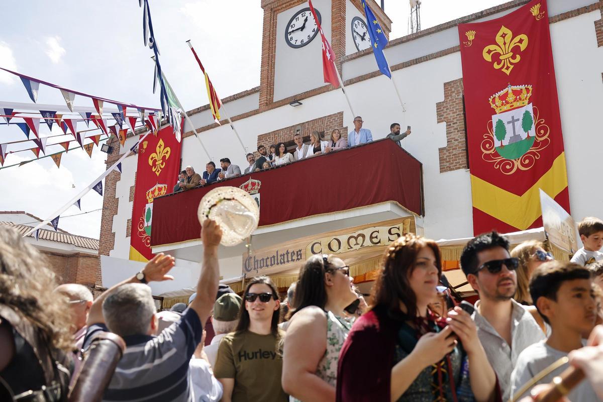El Ayuntamiento de El Álamo durante la Gran Feria Medieval.