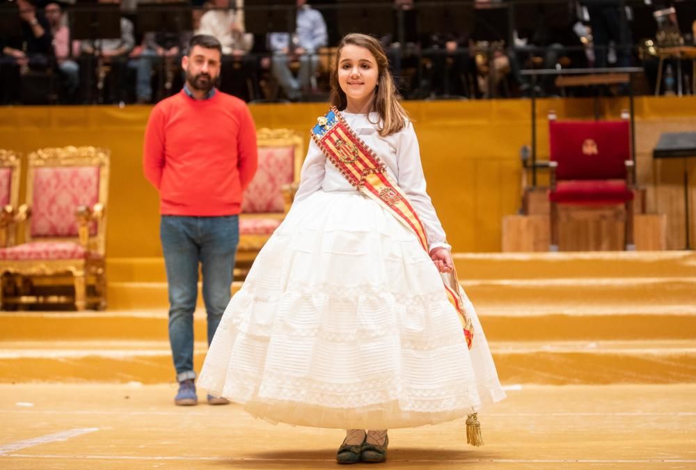 Ensayo de la exaltación de la falleras mayores de València 2019