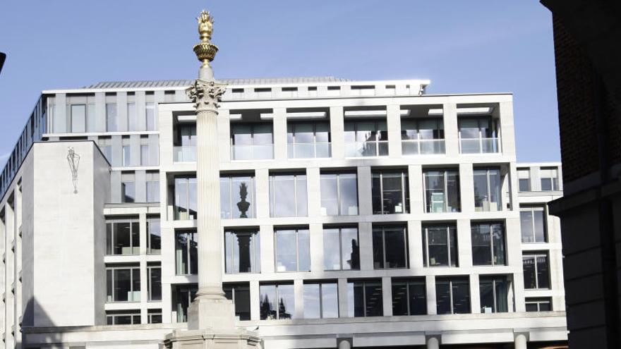 Edificio de la Bolsa en Londres.