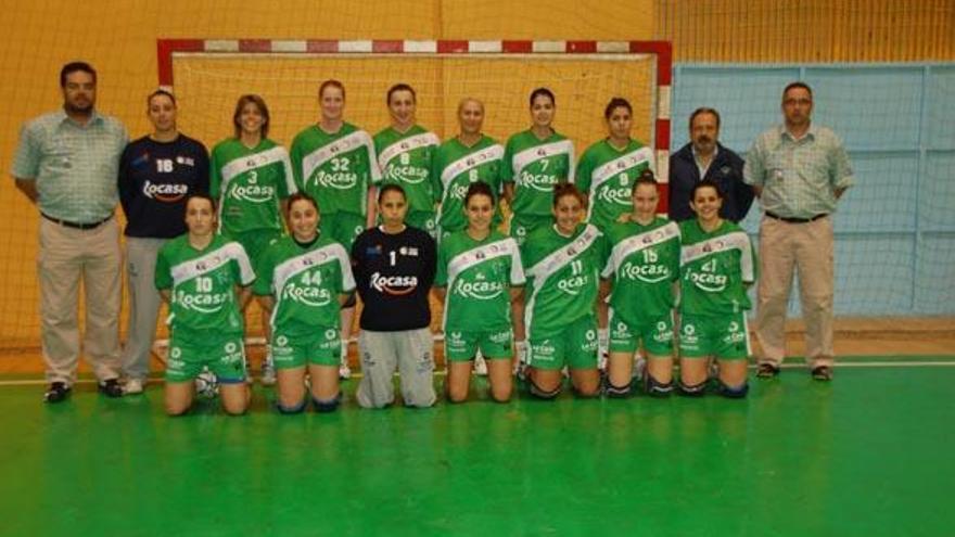 La plantilla del Rocasa Remudas, equipo que acoge la Copa de la Reina. i LP/DLP