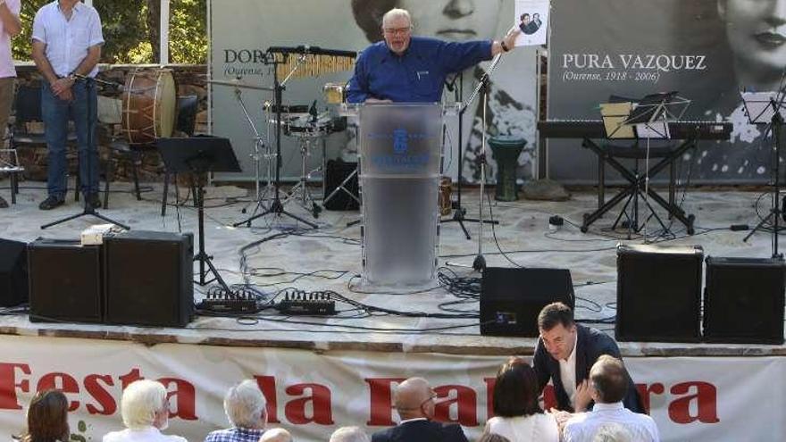 Luis G. Tosar durante su intervención. // Jesús Regal