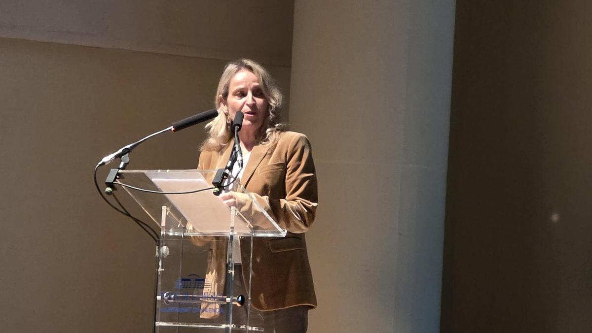 Carmen Boscá, durante su intervención