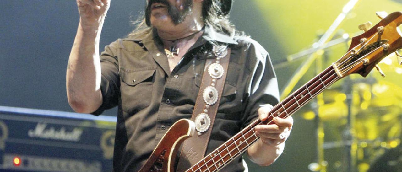 Lemmy, en el concierto de 2010 en Vigo. // José Lores