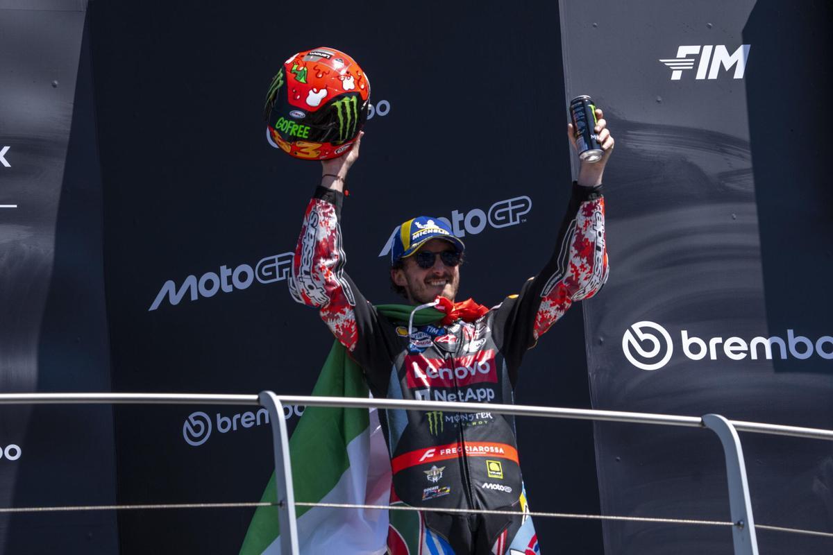 La carrera en el circuito de Mugello de MotoGP.