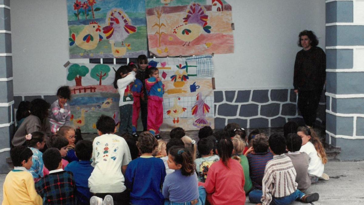 Juana María Hernández siempre ha disfrutado el momento de estar con sus alumnos.