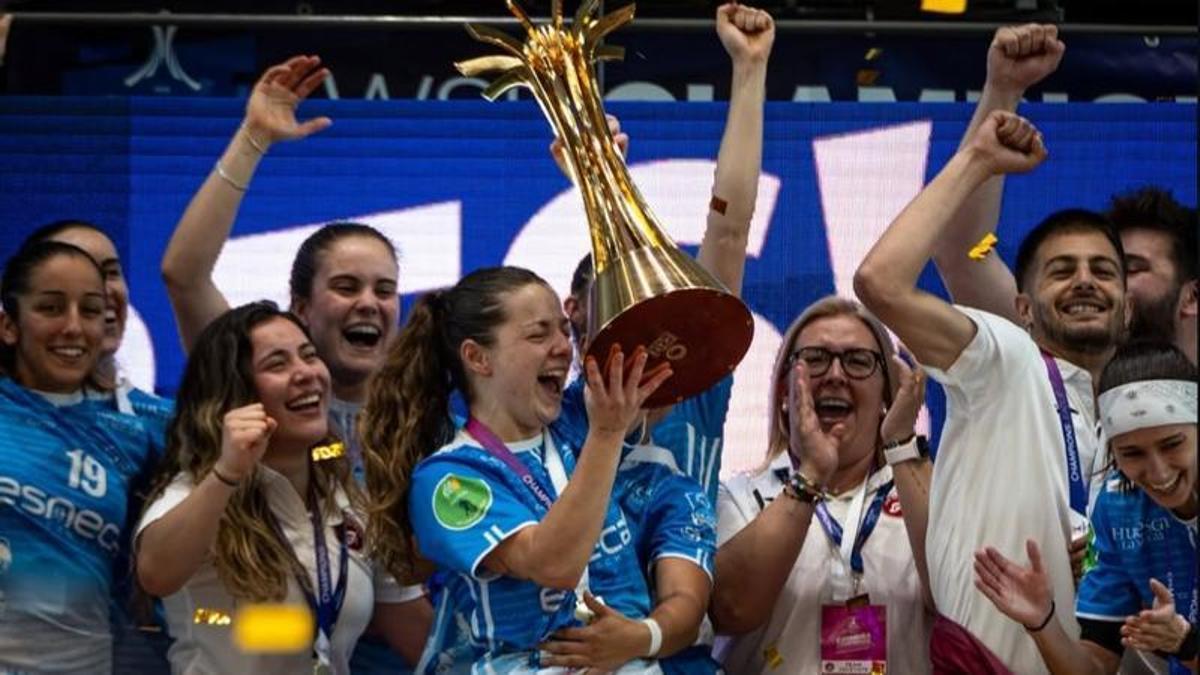 El Club Patín Esneca Fraga gana su segunda Champions.