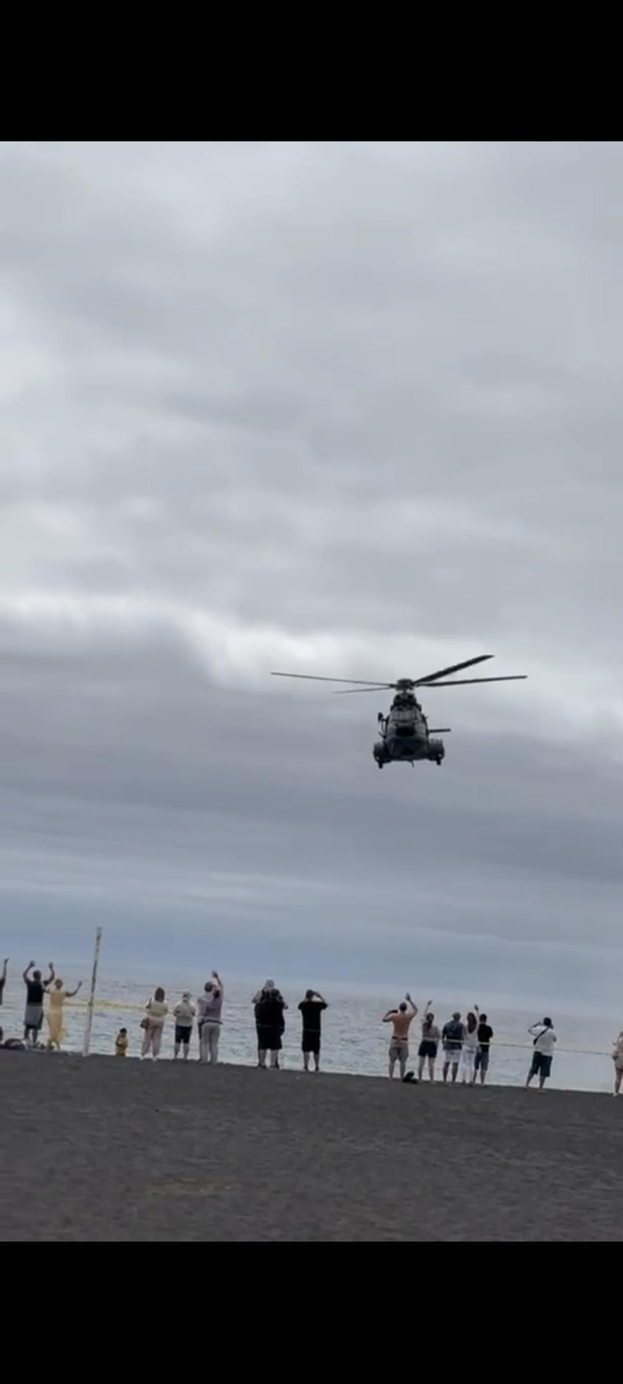 Exhibición del Ejército del Aire y del Espacio por las fiestas de la LXX Bajada de la Virgen de las Nieves