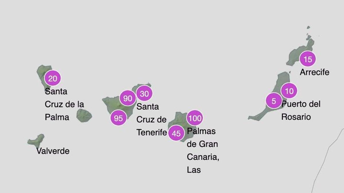 Previsión del tiempo para este jueves, 1 de junio