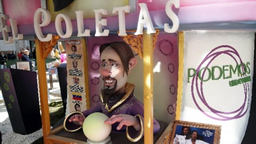 Pablo Iglesias, protagonista en las Fallas