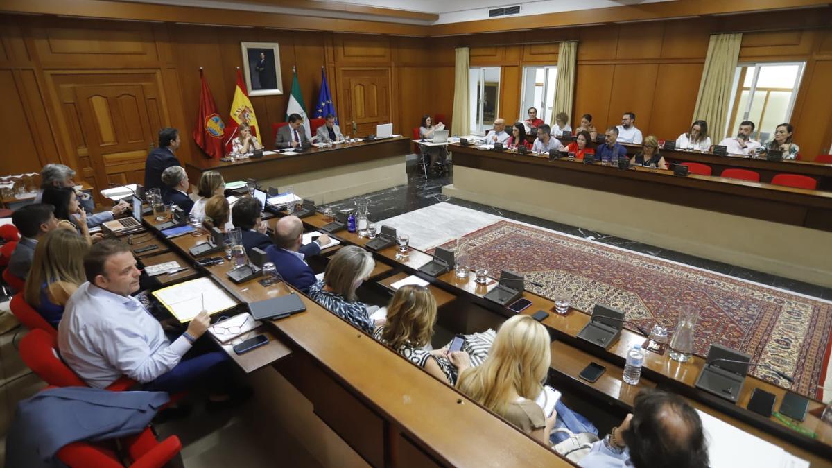 Imagen del salón de plenos de Córdoba.