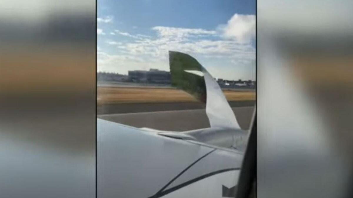 Así volvió a aterrizar el avión