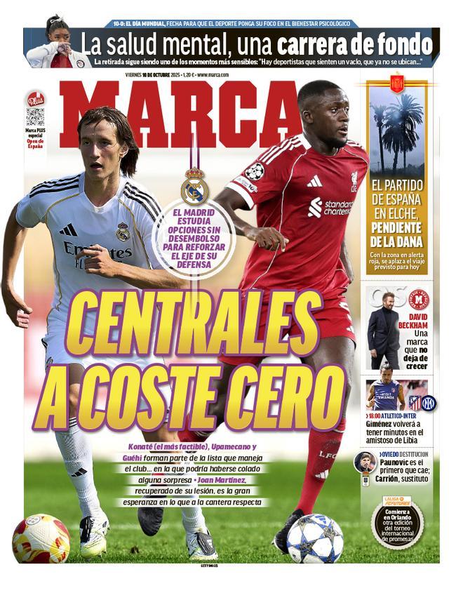 Las portadas de la prensa deportiva de hoy