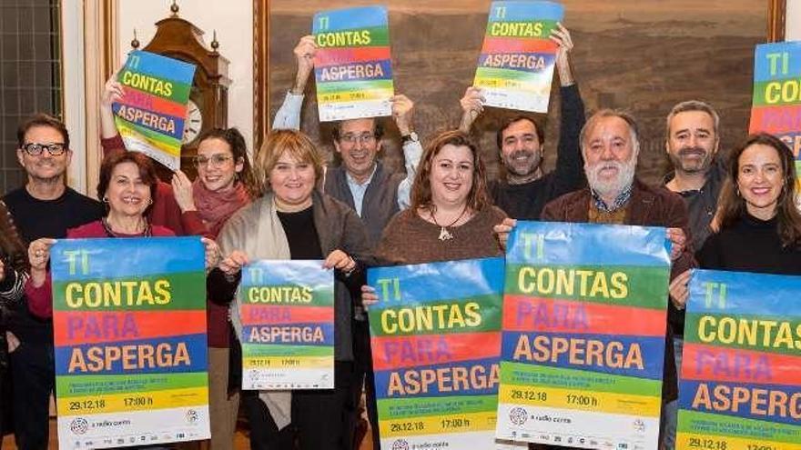 Asperga cuenta para la radio